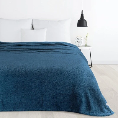 Koc Lori 170 x 210 cm Turkusowy
