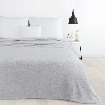 Koc Lori 200 x 220 cm Srebrny