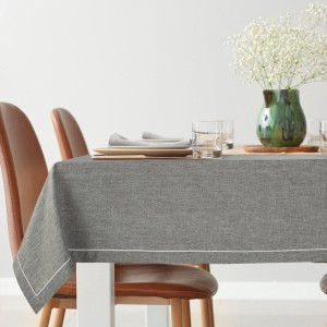 Obrus Megi 220x140 cm, Popielaty, Elegancki i Trwały