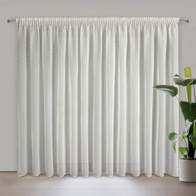 Firana Gotowa Kleo na Taśmie 350 x 270 cm Biała
