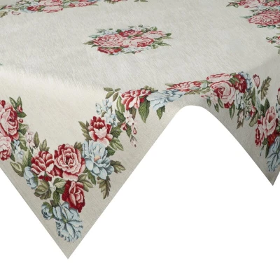 Obrus Z Gobeliny Szelinowej 100 x 100 cm Naturalny