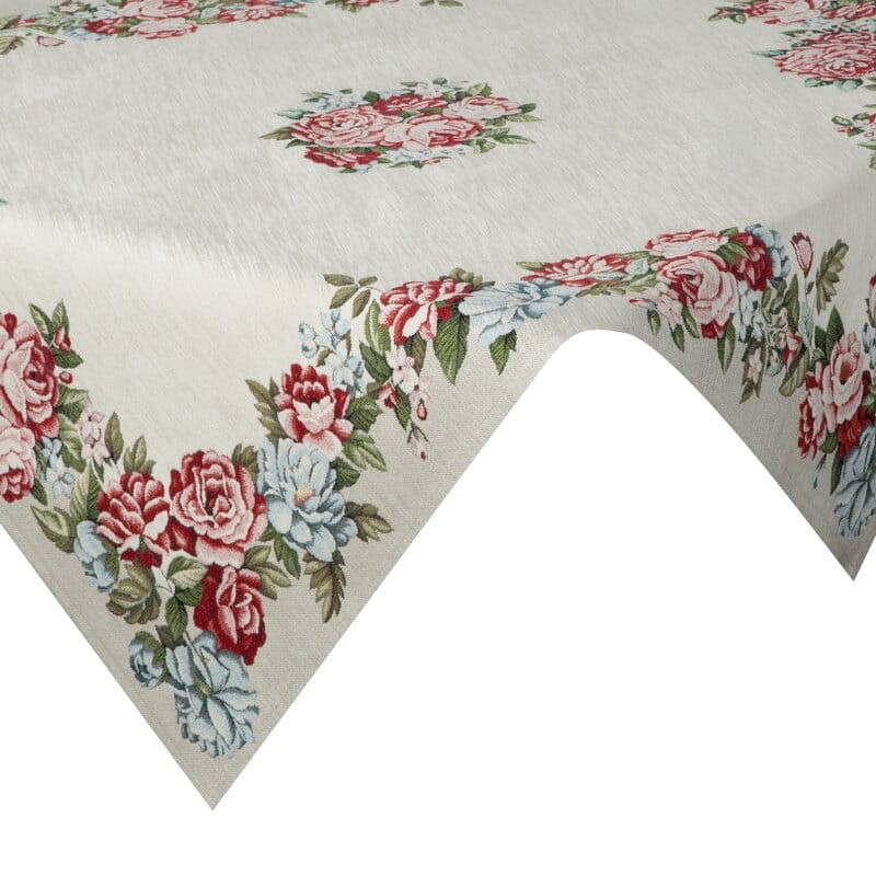 Obrus Z Gobeliny Szelinowej 100 x 100 cm Naturalny
