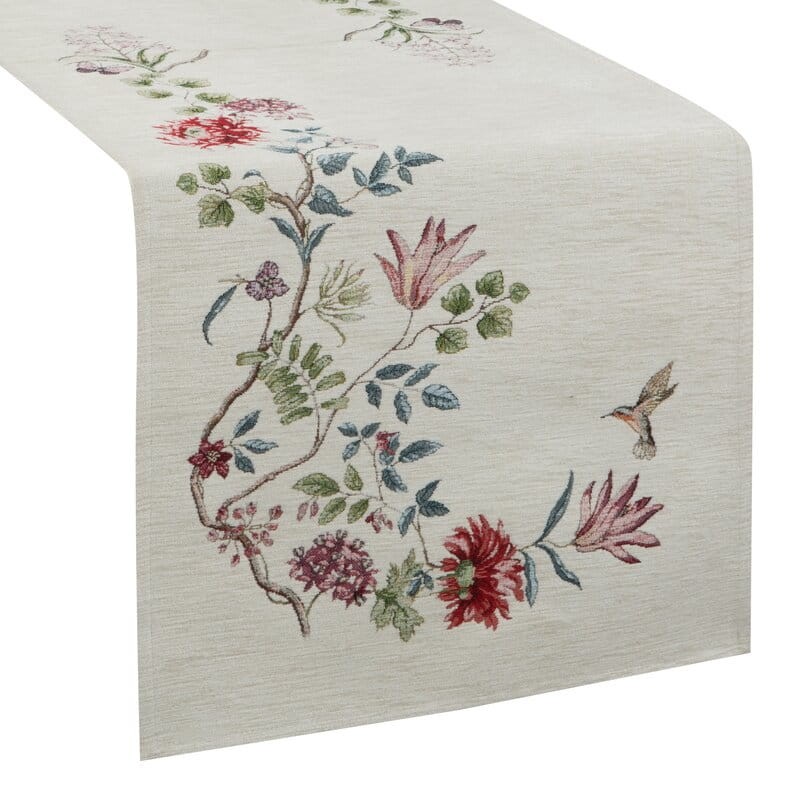 Obrus z Gobeliny Szelinowej 45 x 140 cm Naturalny