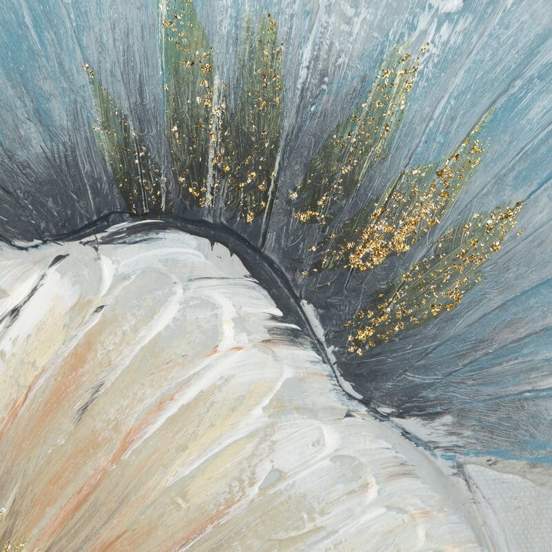 Obraz ręcznie malowany 50 x 70 cm Beżowy