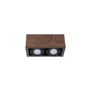 Lampa punktowa Natynkowa 75W Ciemne drewno NOWODVORSKI