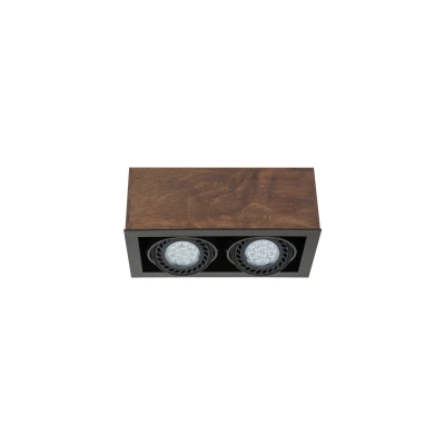 Lampa sufitowa punktowa ES111 75W GU10 Ciemne drewno Nowodvorski