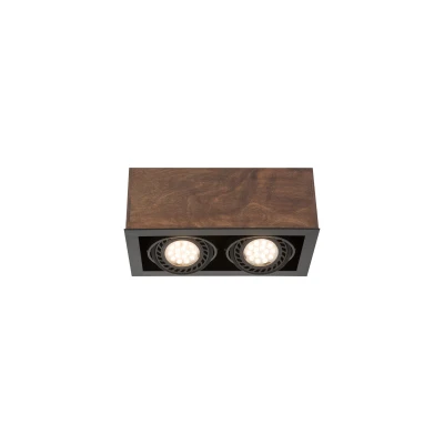 Lampa sufitowa punktowa ES111 75W GU10 Ciemne drewno Nowodvorski
