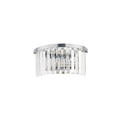 Kinkiet ścienny CRISTAL 60W IP20 E14 Transparent Nowodvorski