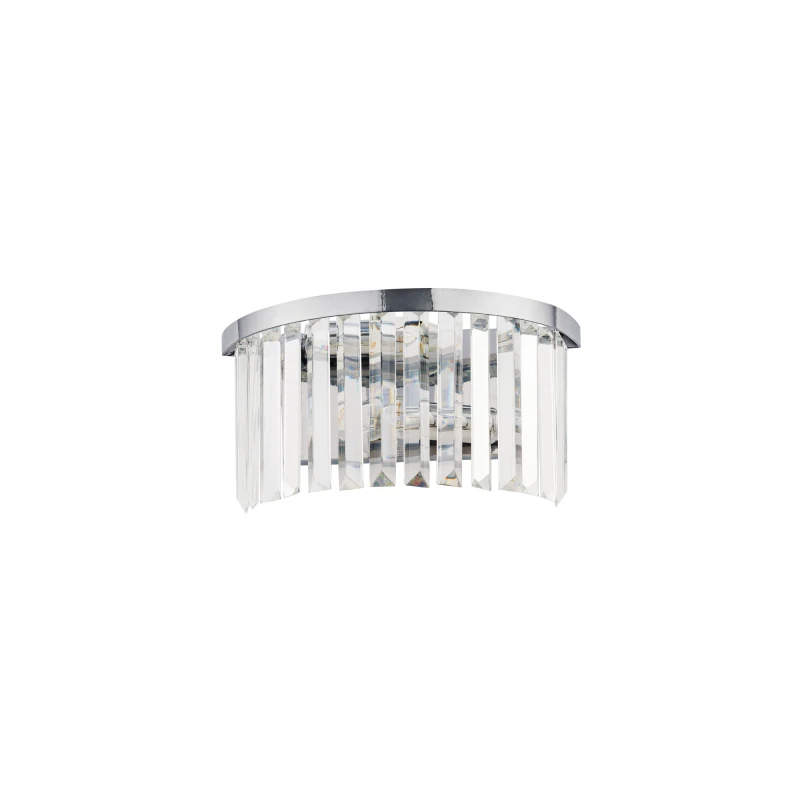 Kinkiet ścienny CRISTAL 60W IP20 E14 Transparent Nowodvorski