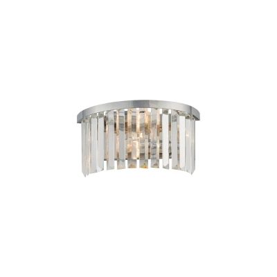 Kinkiet ścienny CRISTAL 60W IP20 E14 Transparent Nowodvorski