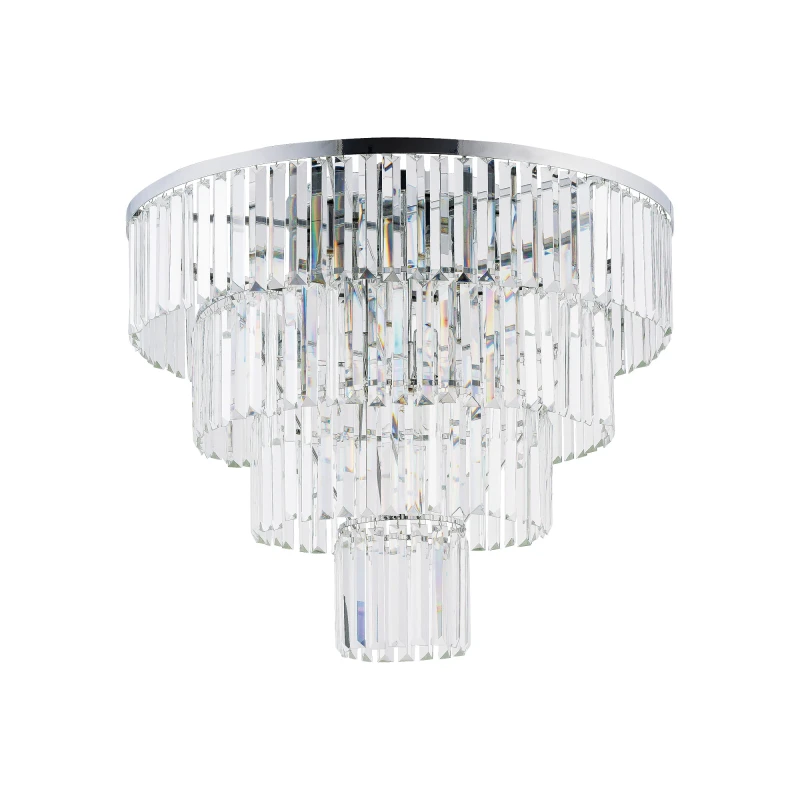 Lampa sufitowa Plafon CRISTAL L 60W E14 Transparent Nowodvorski