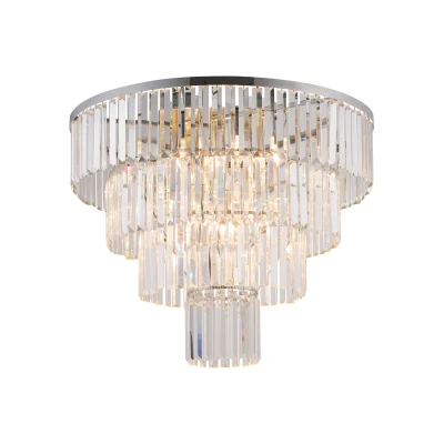 Lampa sufitowa Plafon CRISTAL L 60W E14 Transparent Nowodvorski