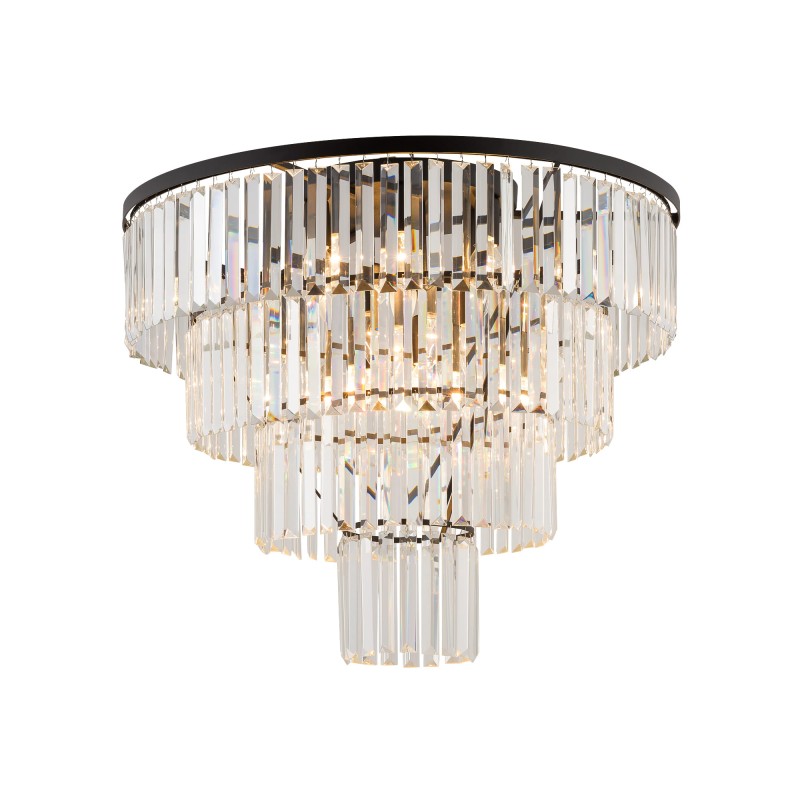 Lampa sufitowa Plafon CRISTAL L 60W E14 Transparent Nowodvorski