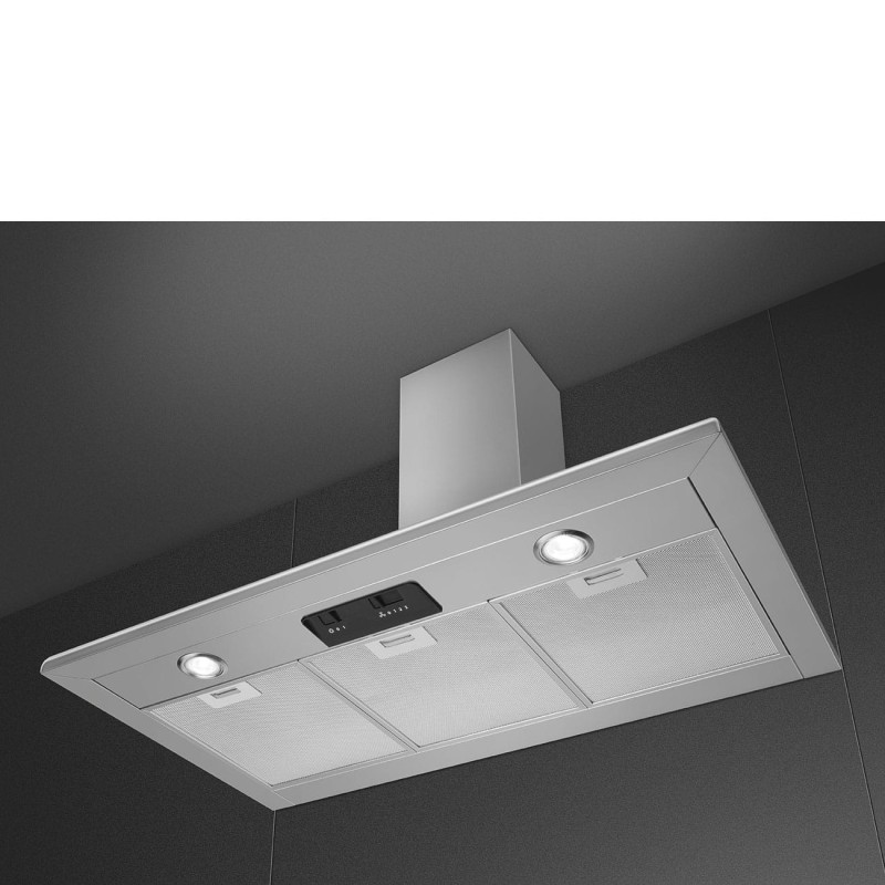 Okap Przyścienny 90 cm z Oświetleniem LED, Wydajność 588 m³/h