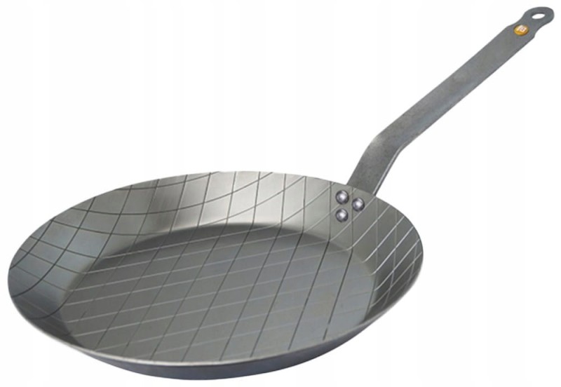 De Buyer Patelnia mineral B Carbone Okrągła 28 cm Stal Węglowa Francja