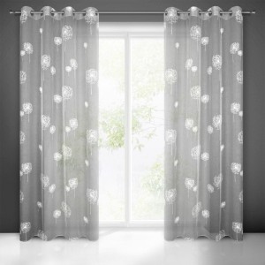 Firana Gotowa Sabine 140 x 250 cm Stalowa