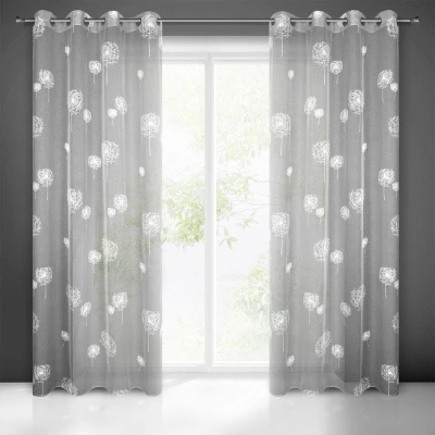 Firana Gotowa Sabine 140 x 250 cm Stalowa
