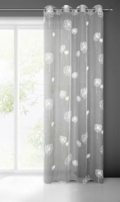 Firana Gotowa Sabine 140 x 250 cm Stalowa