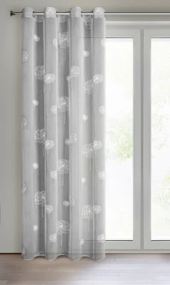 Firana Gotowa Sabine 140 x 250 cm Stalowa