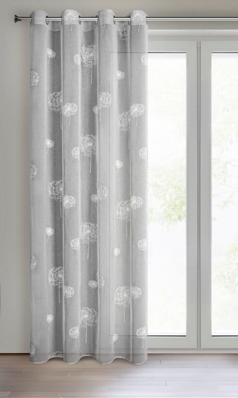 Firana Gotowa Sabine 140 x 250 cm Stalowa