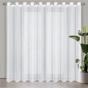 Firana Gotowa Lena 250x250 cm Biała, Zasłona Przezroczysta