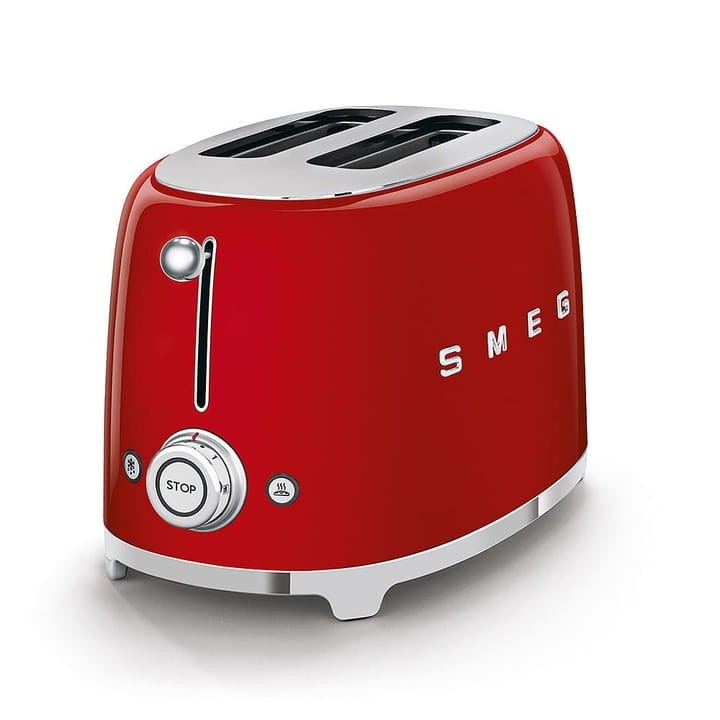 Toster Smeg TSF02RDEU czerwony RETRO 4 kromki