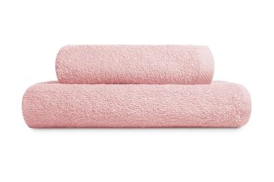 Pudrowy Ręcznik Bawełniany 50x100 500g/2 Bawełna Miekki Jednolity Chłonny