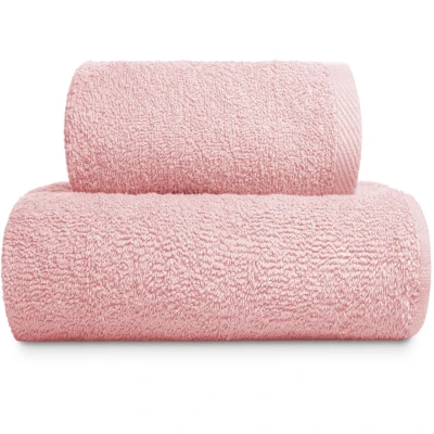 Pudrowy Ręcznik Bawełniany 50x100 500g/2 Bawełna Miekki Jednolity Chłonny