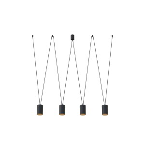 Lampa sufitowa Wisząca 10W only LED Czarna NOWODVORSKI