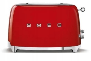 Toster Smeg TSF01RDEU Czerwony 950W 2 kromki Retro