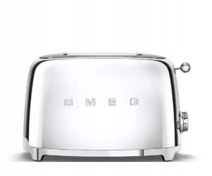 Toster Smeg TSF01SSEU Chrom Połysk 950W Retro