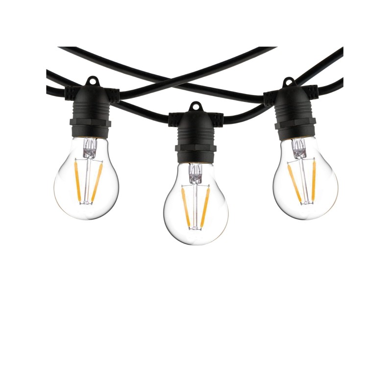 Lampa zewnętrzna ogrodowa FESTOON 6m 15W E27 Czarny Nowodvorski
