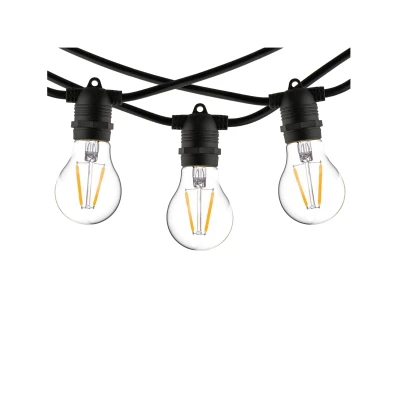 Lampa zewnętrzna ogrodowa FESTOON 9m 15W E27 Czarny Nowodvorski
