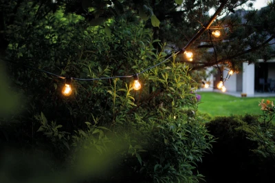 Lampa zewnętrzna ogrodowa FESTOON 9m 15W E27 Czarny Nowodvorski