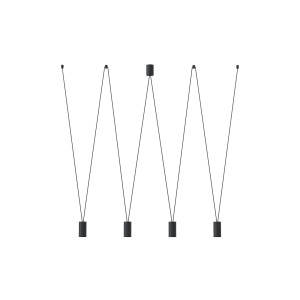 Lampa sufitowa Wisząca 10W only LED Czarna NOWODVORSKI