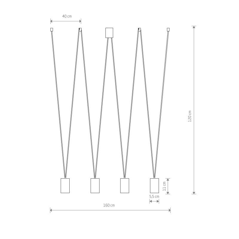 Lampa wisząca MORE EYE 10W LED IP20 GU10 Czarny Nowodvorski
