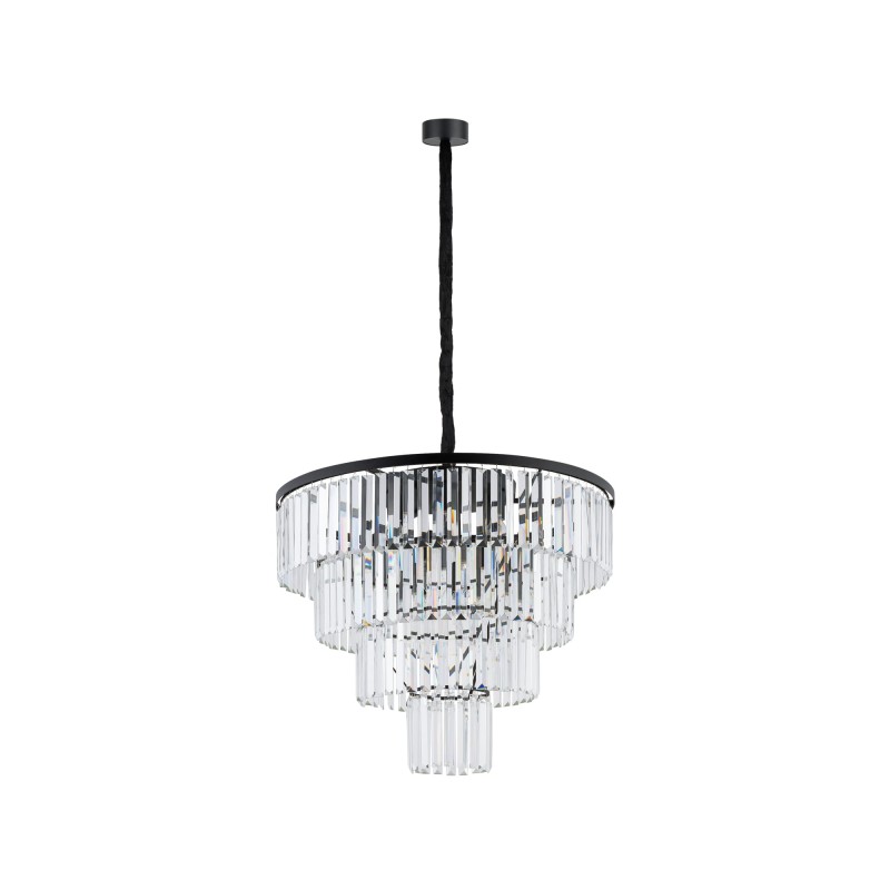 Żyrandol Lampa wisząca CRISTAL L 40W E14 Transparent Nowodvorski