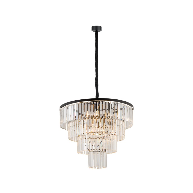 Żyrandol Lampa wisząca CRISTAL L 40W E14 Transparent Nowodvorski