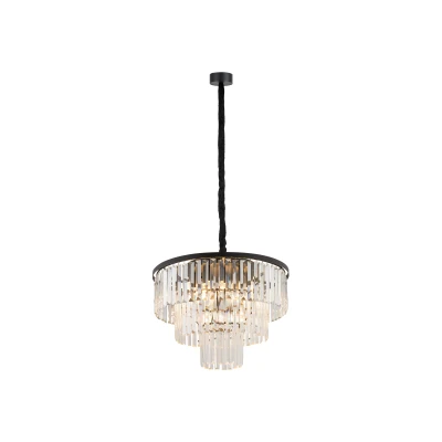 Żyrandol Lampa wisząca CRISTAL M 40W E14 Transparent Nowodvorski