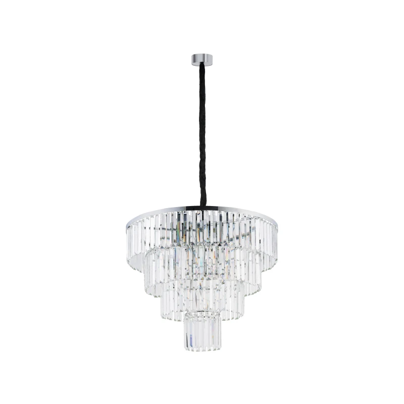 Żyrandol Lampa wisząca CRISTAL L 40W E14 Transparent Nowodvorski