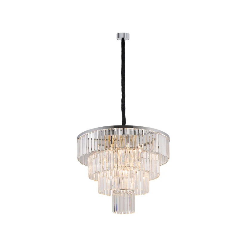 Żyrandol Lampa wisząca CRISTAL L 40W E14 Transparent Nowodvorski