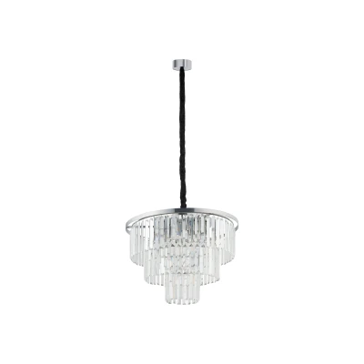 Żyrandol Lampa wisząca CRISTAL M 40W E14 Transparent Nowodvorski