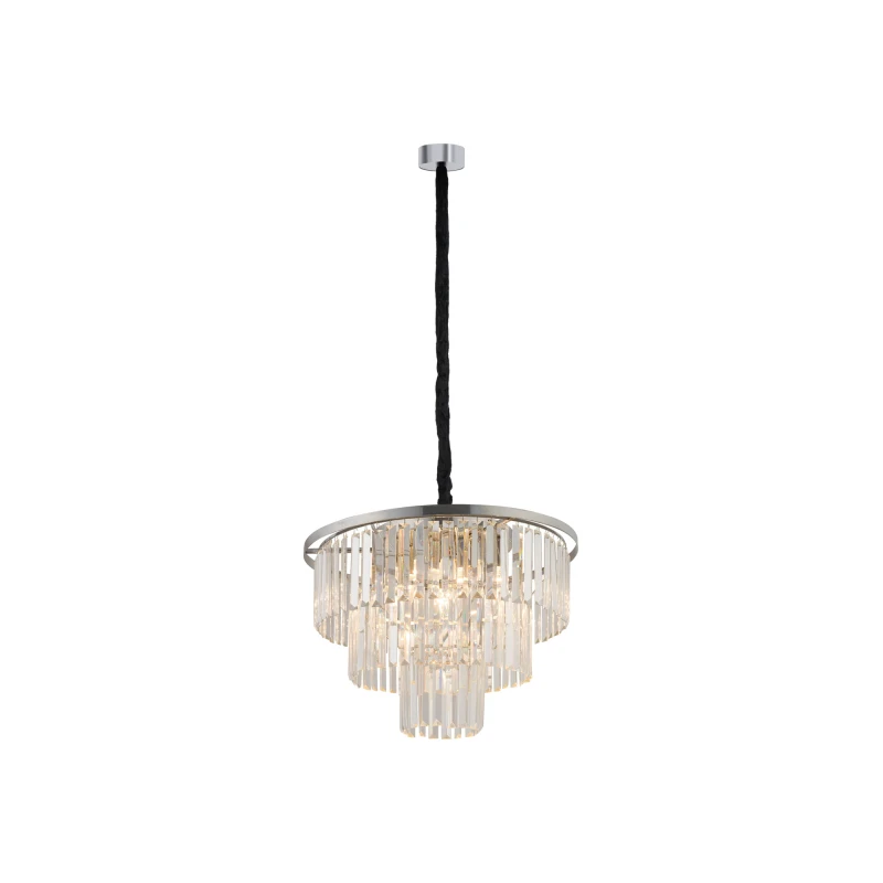Żyrandol Lampa wisząca CRISTAL M 40W E14 Transparent Nowodvorski