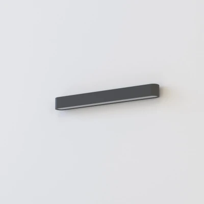 Kinkiet ścienny SOFT WALL 60X6 11W IP20 LED Grafit Nowodvorski
