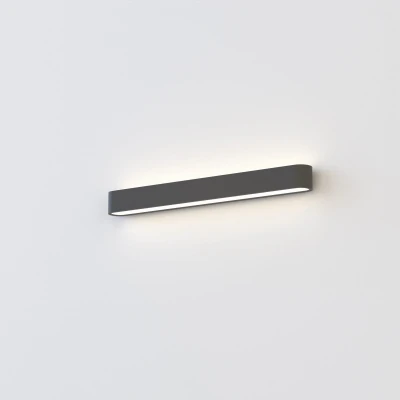 Kinkiet ścienny SOFT WALL 60X6 11W IP20 LED Grafit Nowodvorski