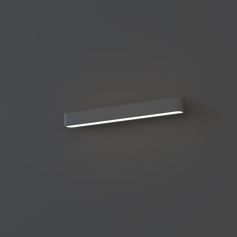 Kinkiet ścienny SOFT WALL 60X6 11W IP20 LED Grafit Nowodvorski