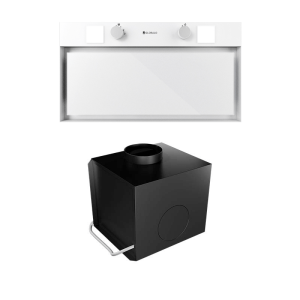 Okap kuchenny Spineiro 60.1 White + Turbina TW 1.2