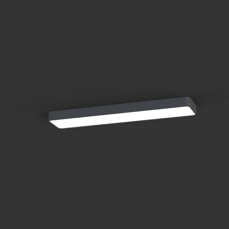 Lampa sufitowa Plafon 90X20 16W IP20 LED Grafit Nowodvorski