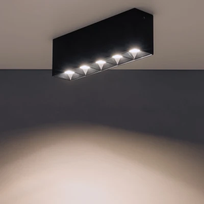 Liniowa oprawa natynkowa MIDI 20W IP20 LED Czarny Nowodvorski