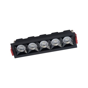 Lampa punktowa Podtynkowa 20W Czarna NOWODVORSKI